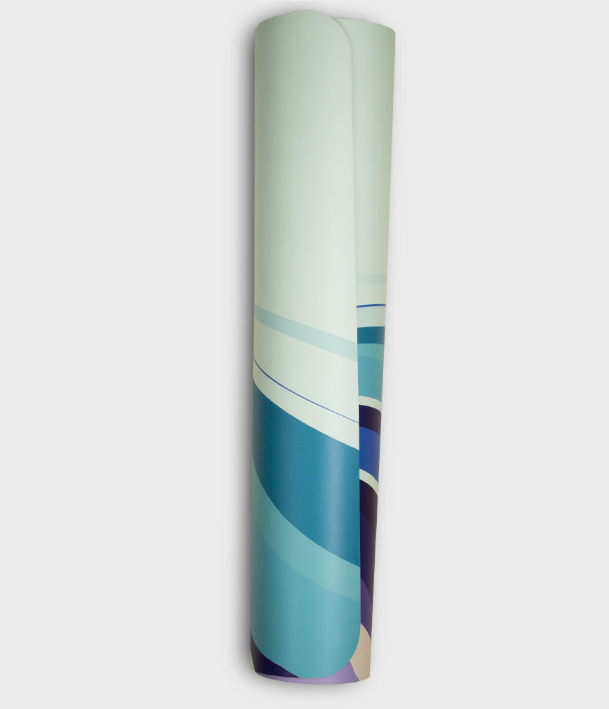 TeacherPro Designer Yoga Mat 4.5mm | Ocean Waves by Lazy Seal