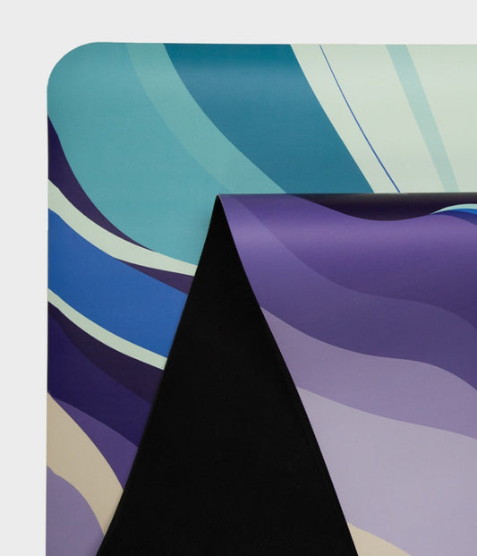 TeacherPro Designer Yoga Mat 4.5mm | Ocean Waves by Lazy Seal