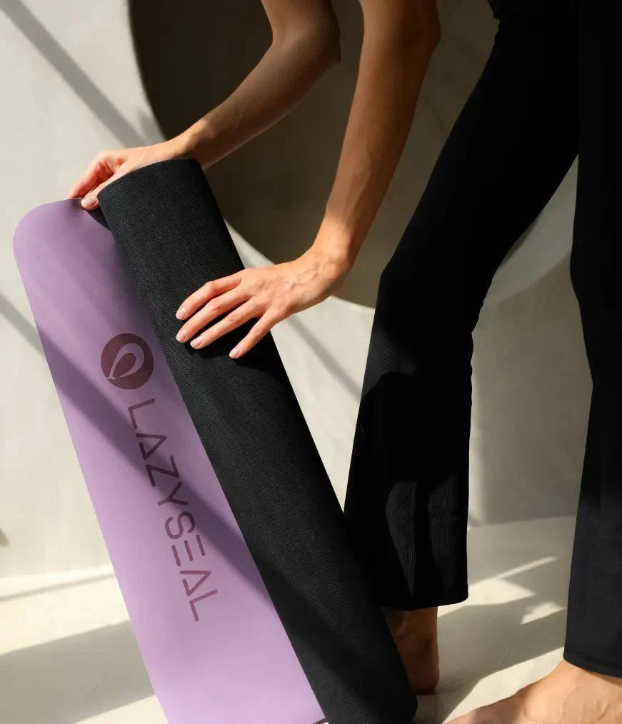 Performance Pro Extra Grip Yoga Mat 4.5mm | Violet by Lazy Seal