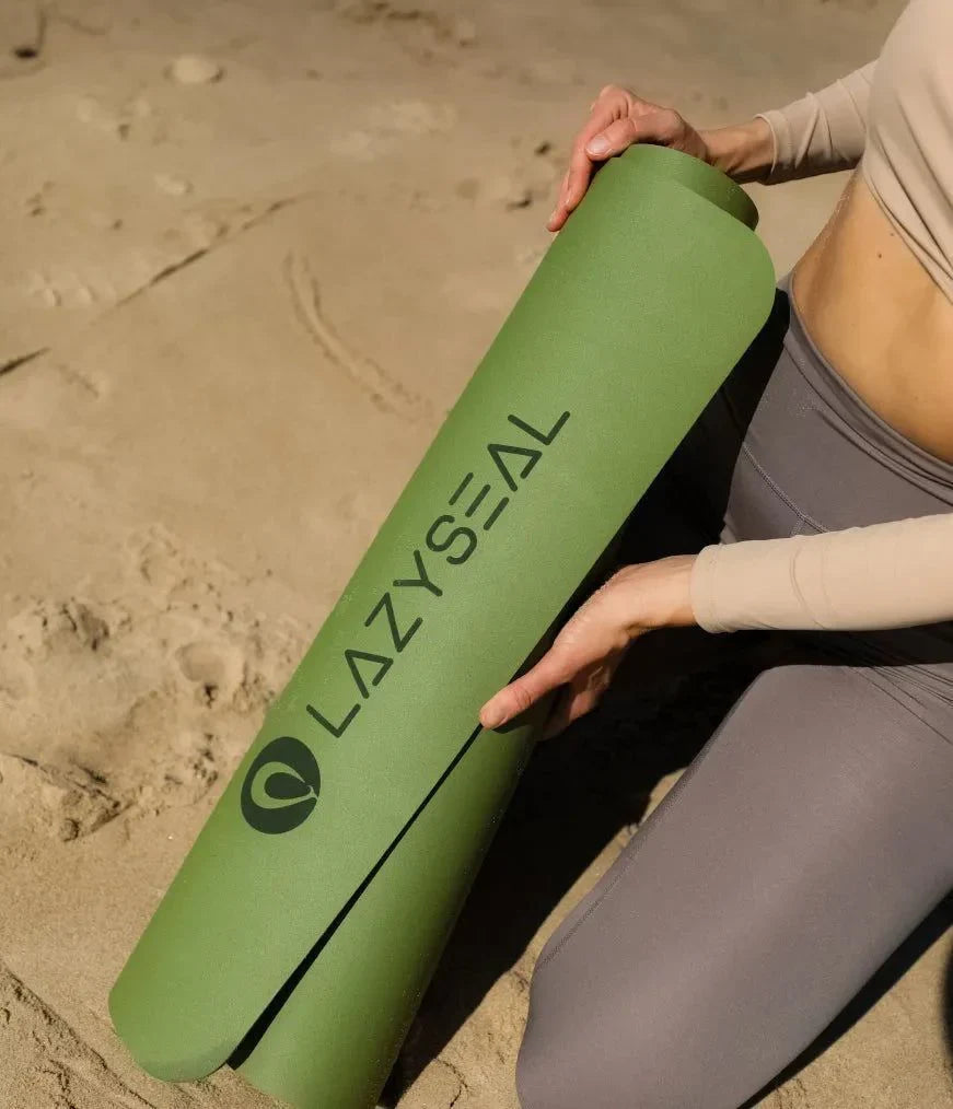 Performance Pro Extra Grip Yoga Mat 4.5mm | Forest Green by Lazy Seal