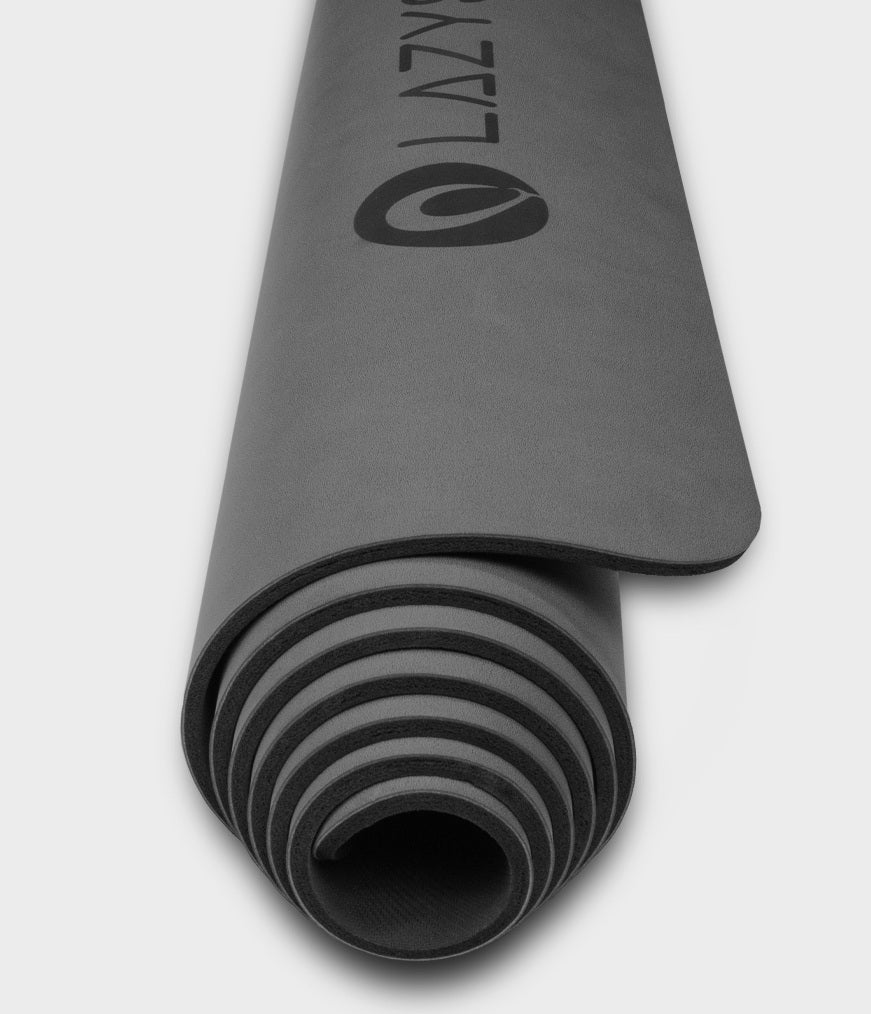 Performance Pro Extra Grip Yoga Mat 4.5mm | Graphite by Lazy Seal