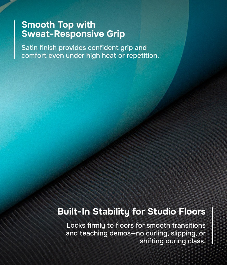 TeacherPro Designer Yoga Mat 4.5mm | Ocean Waves by Lazy Seal