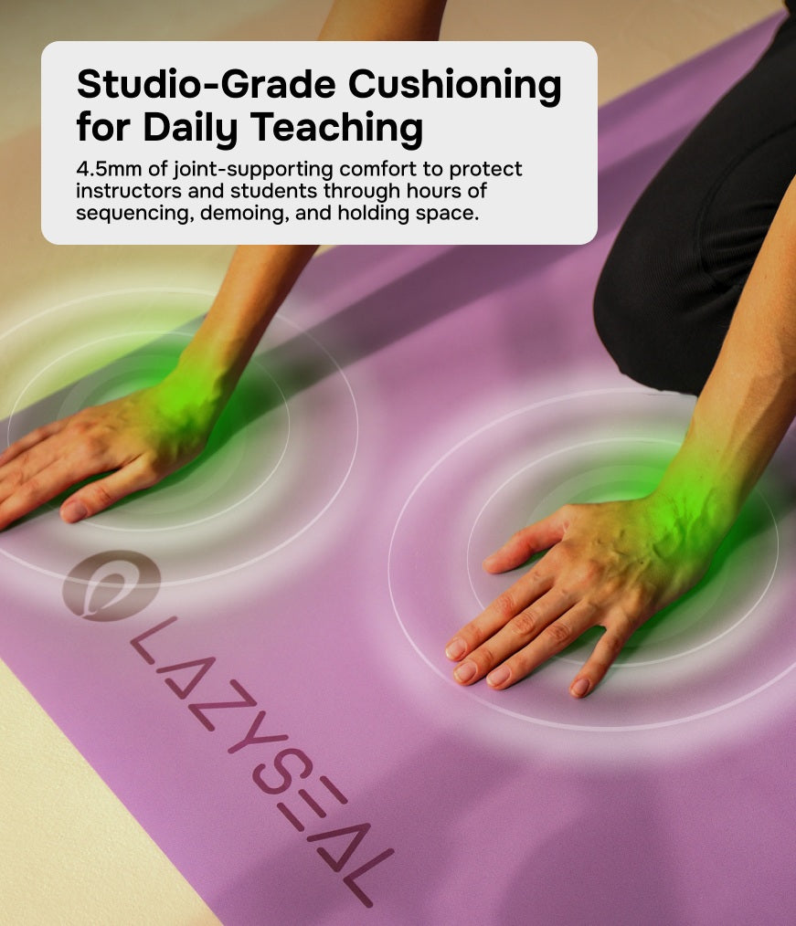 Performance Pro Extra Grip Yoga Mat 4.5mm | Violet by Lazy Seal