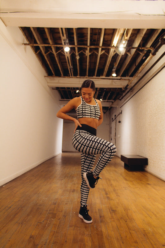 HYBRID NATION WOMEN SPORT FLEX LEGGINGS (BOLD) Women's Leggings Printful 