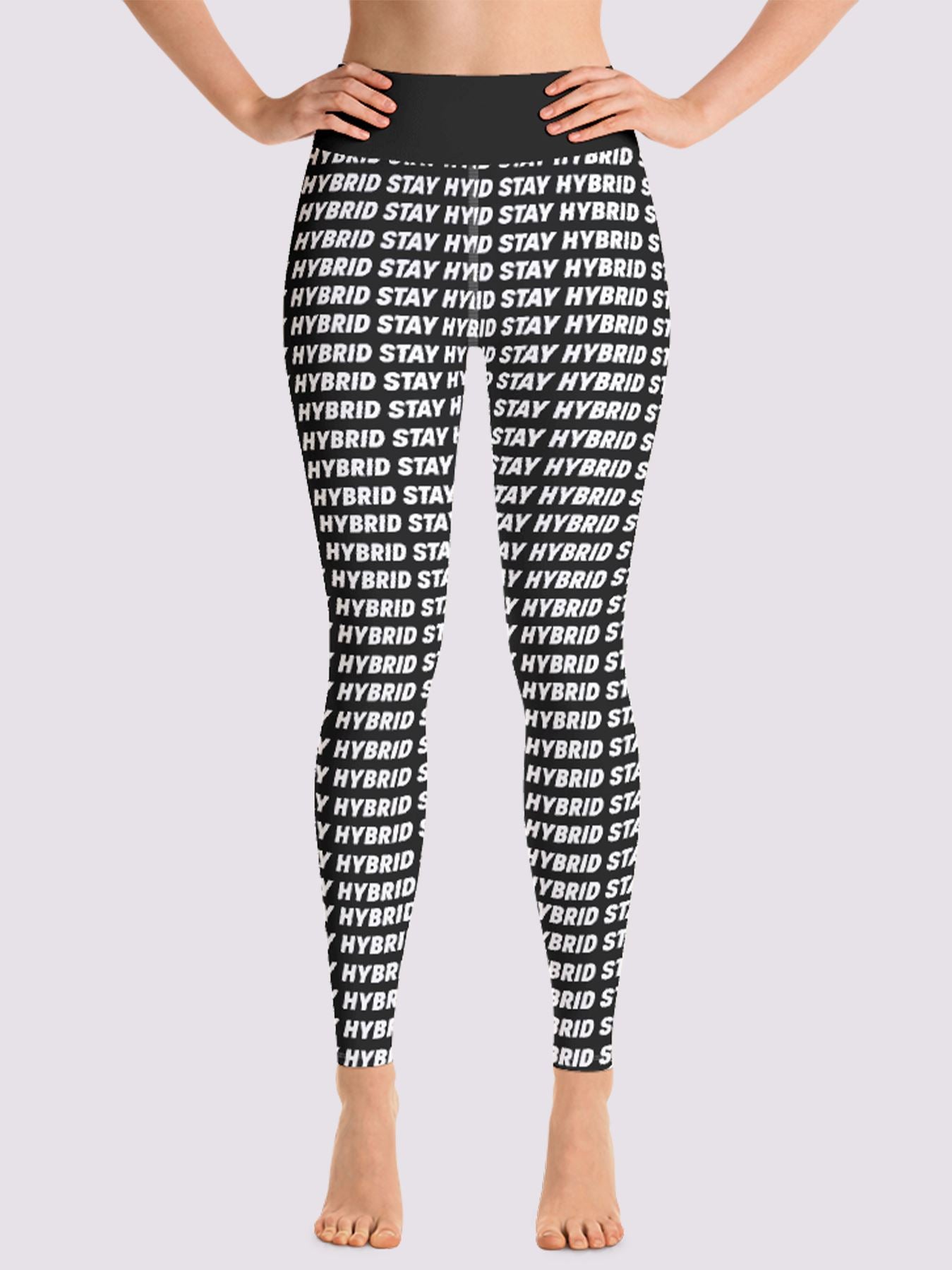 HYBRID NATION WOMEN SPORT FLEX LEGGINGS (BOLD) Women's Leggings Printful 