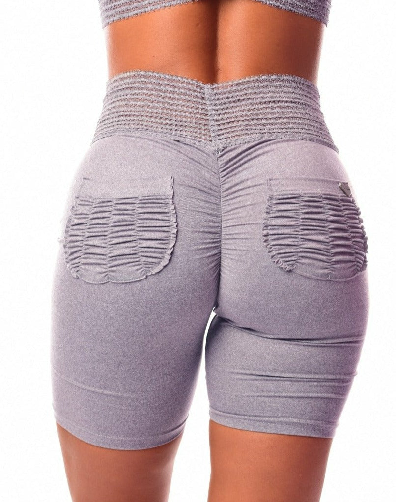 Silver Beauty (Cute Booty Biker) Shorts
