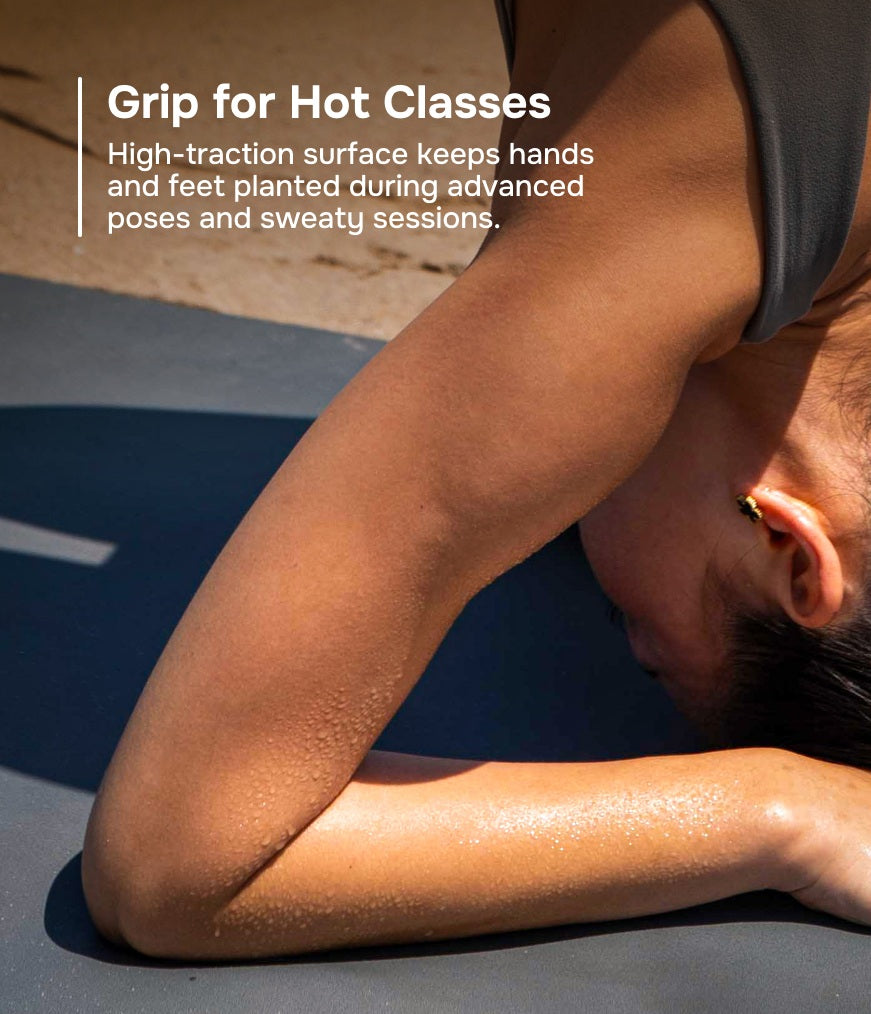 Performance Pro Extra Grip Yoga Mat 4.5mm | Graphite by Lazy Seal